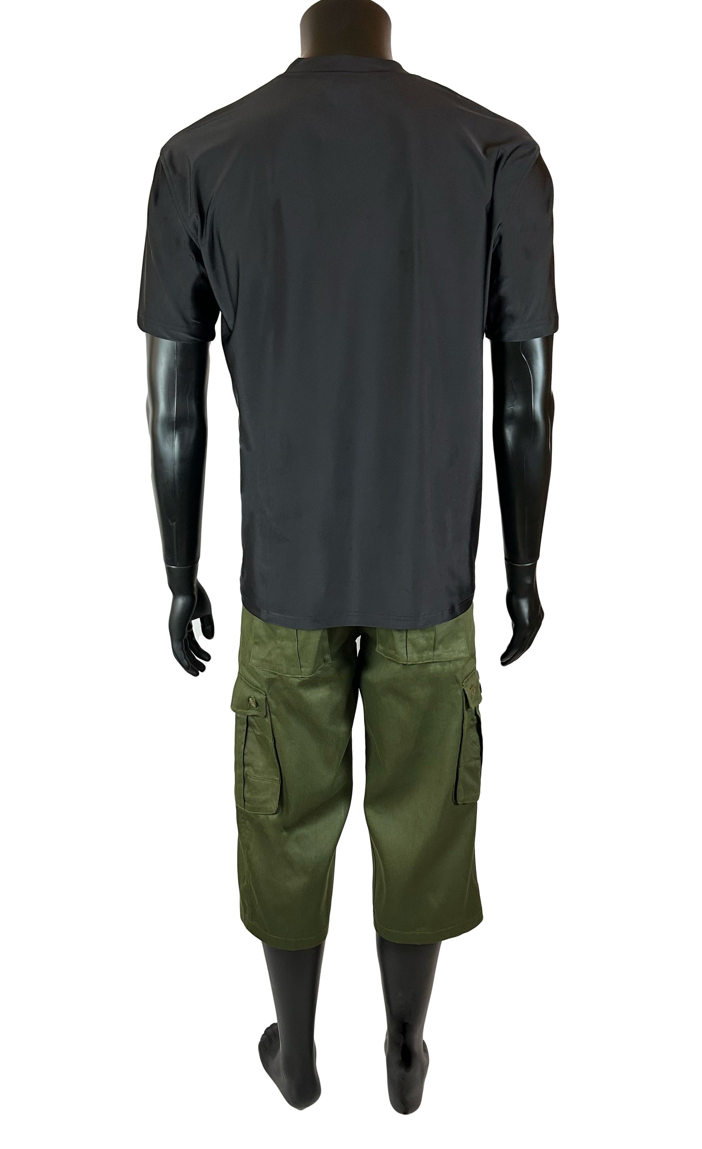 Premium Multi-Pocket Custom Shorts- Green