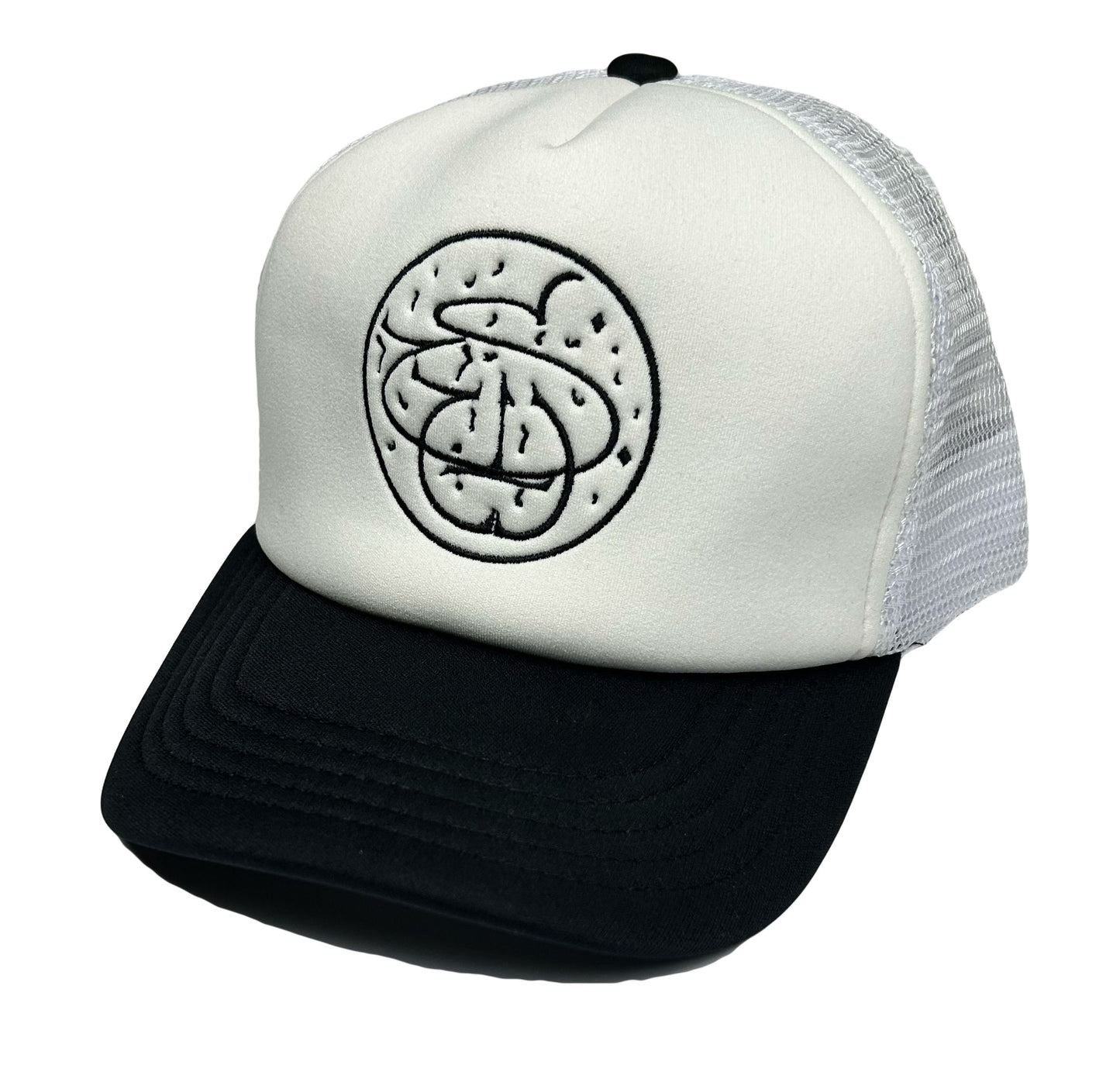 Trucker Hat- Black/White