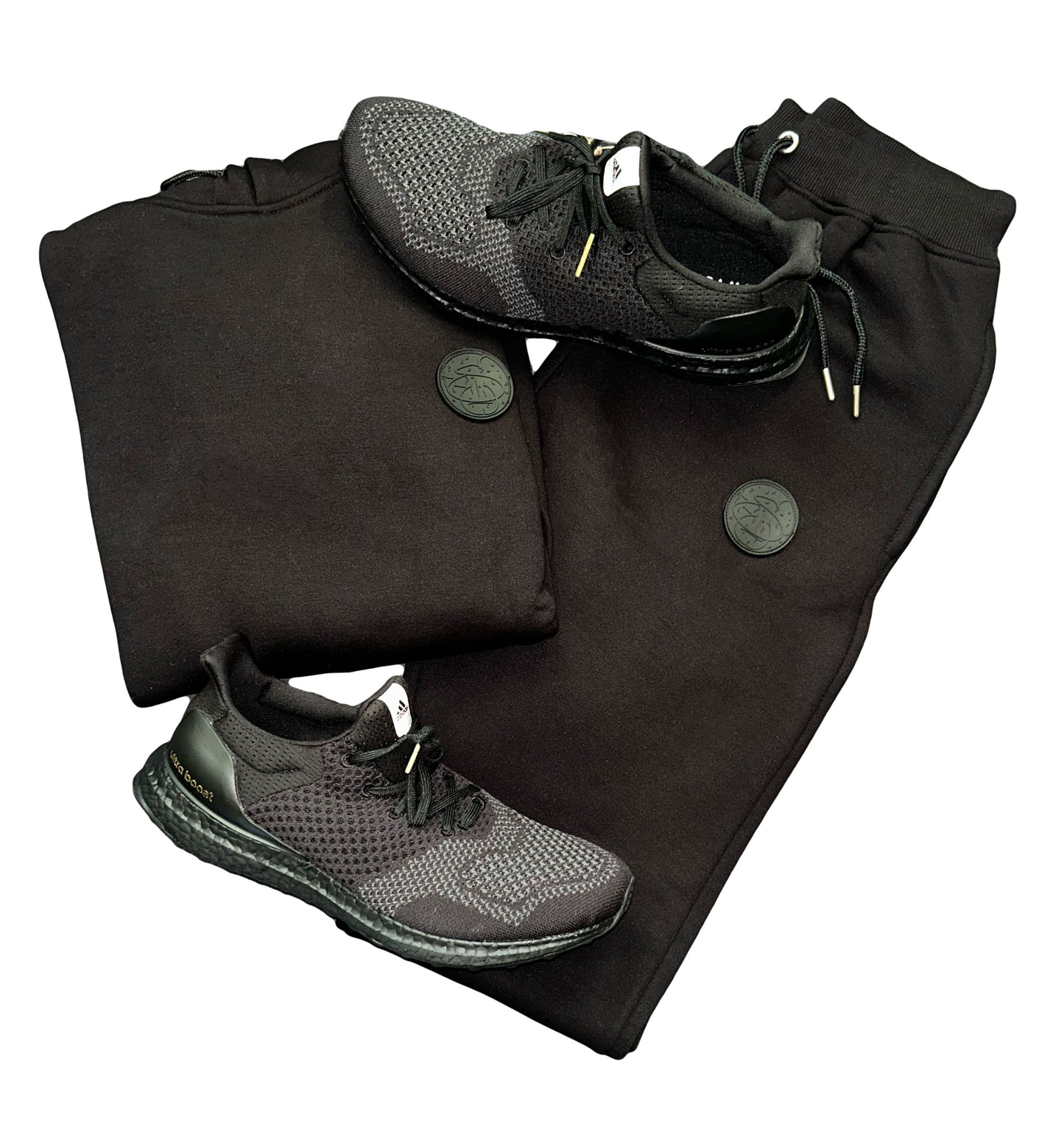 Premium Plush Jogger Set - Signature Emblem