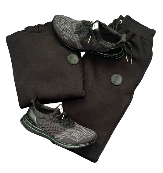 Premium Plush Jogger Set - Signature Emblem