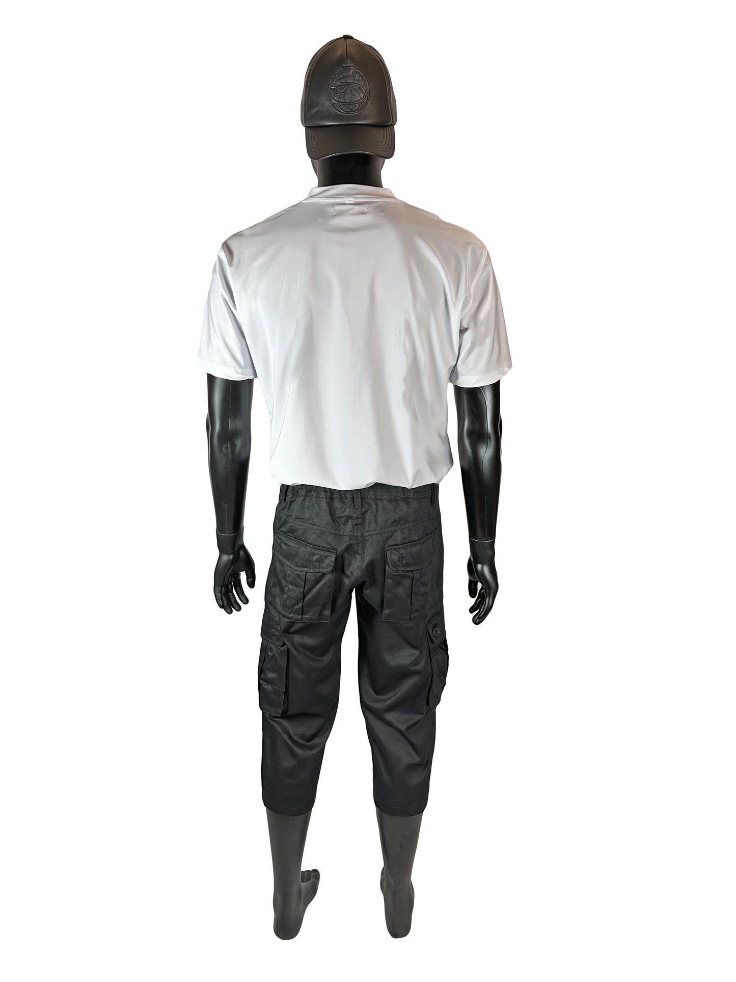 Premium Multi-Pocket Custom Shorts- Black