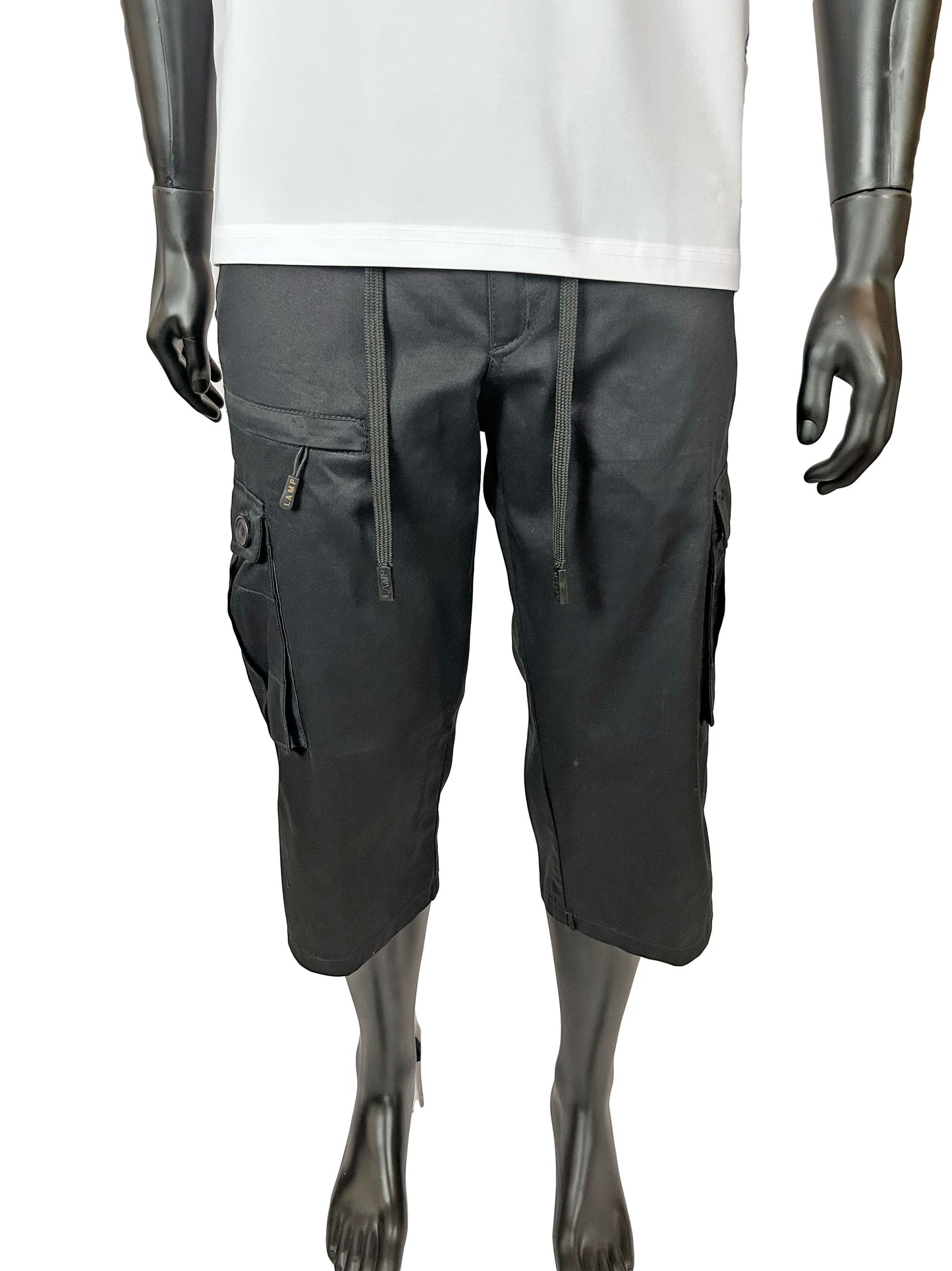 Premium Multi-Pocket Custom Shorts- Black