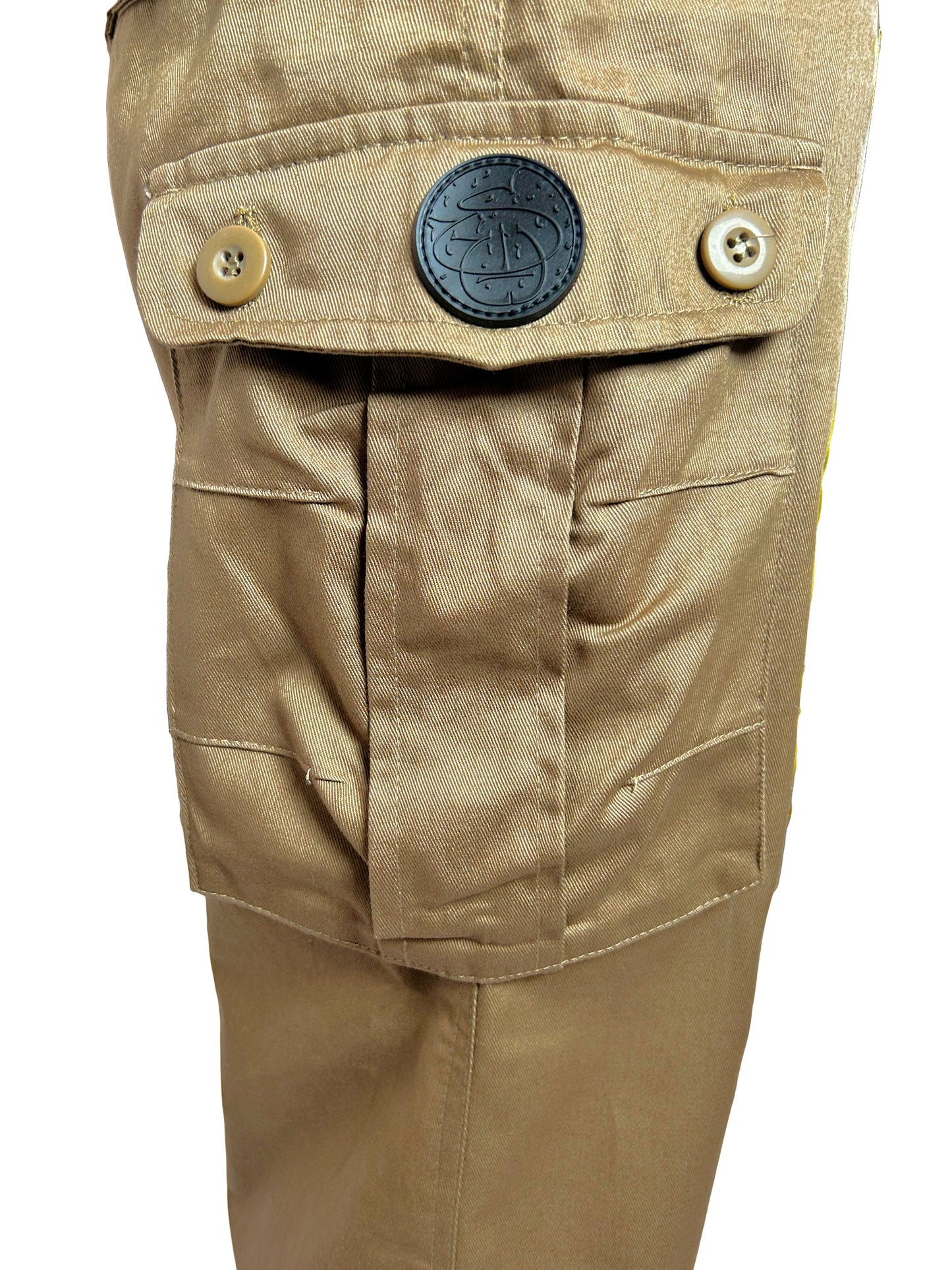 Premium Multi-Pocket Custom Shorts- Tan
