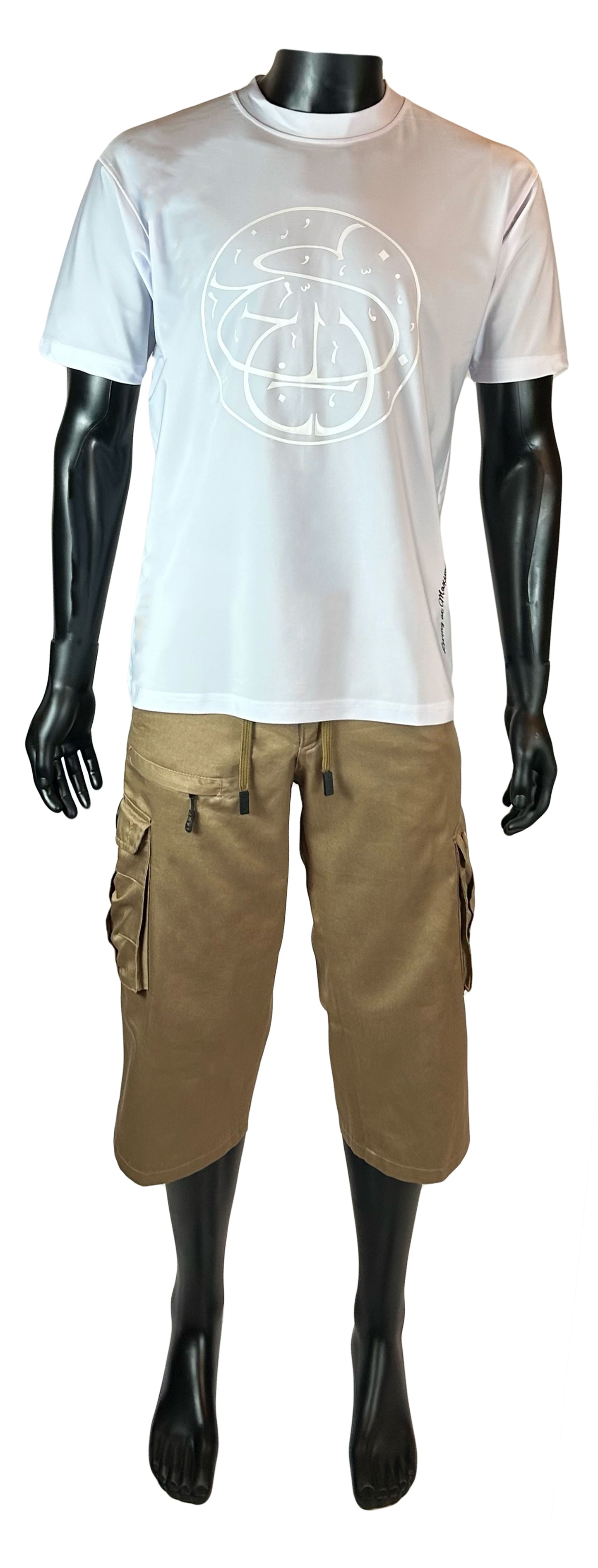 Premium Multi-Pocket Custom Shorts- Tan