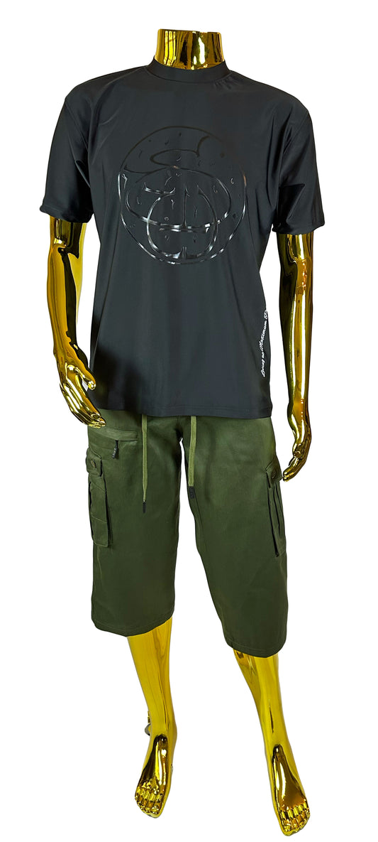 Premium Multi-Pocket Custom Shorts- Green