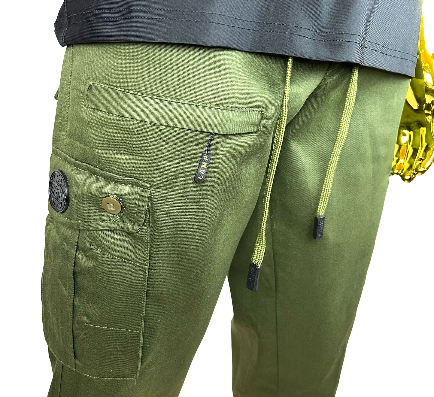 Premium Multi-Pocket Custom Shorts- Green