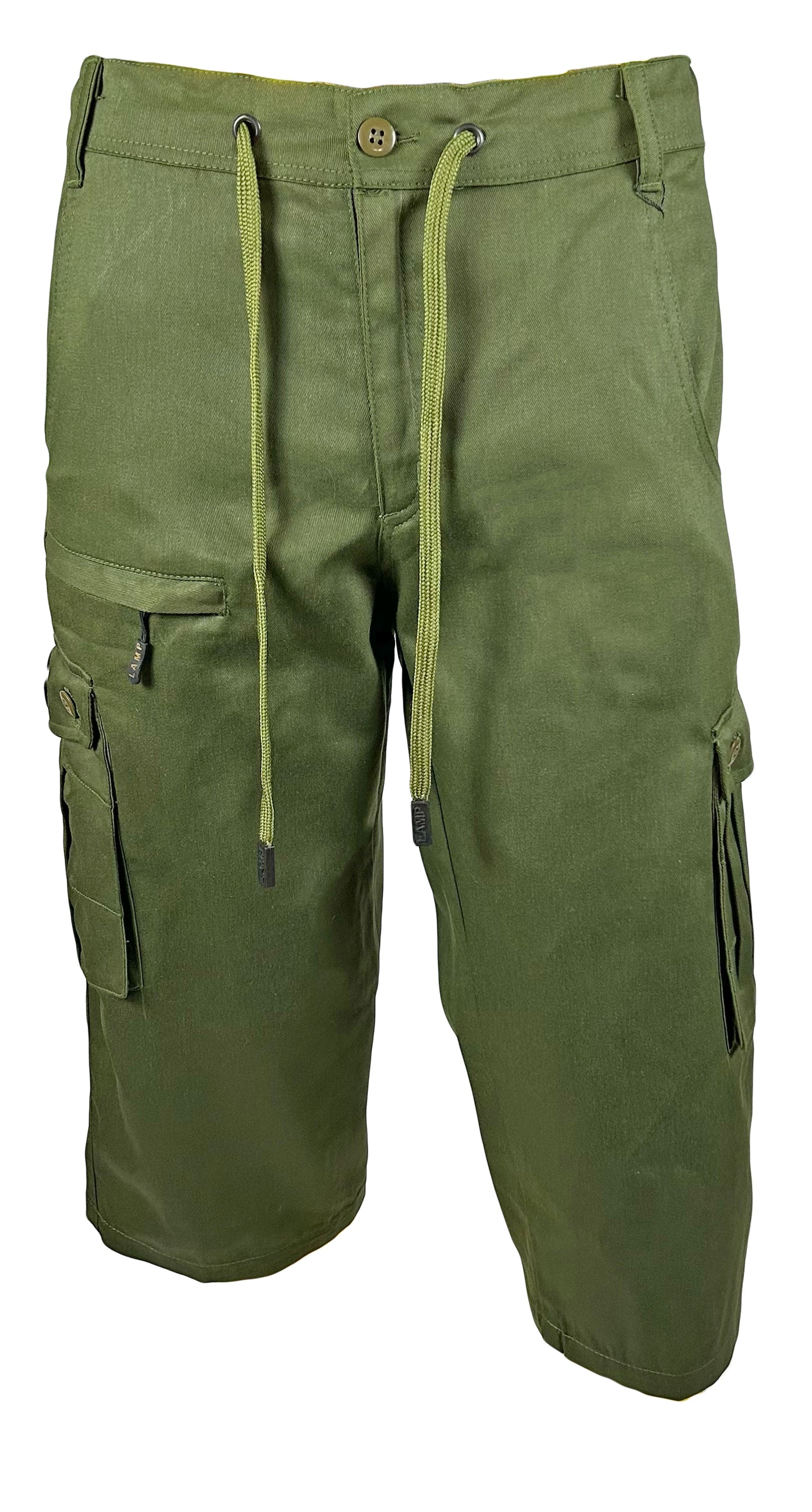 Premium Multi-Pocket Custom Shorts- Green