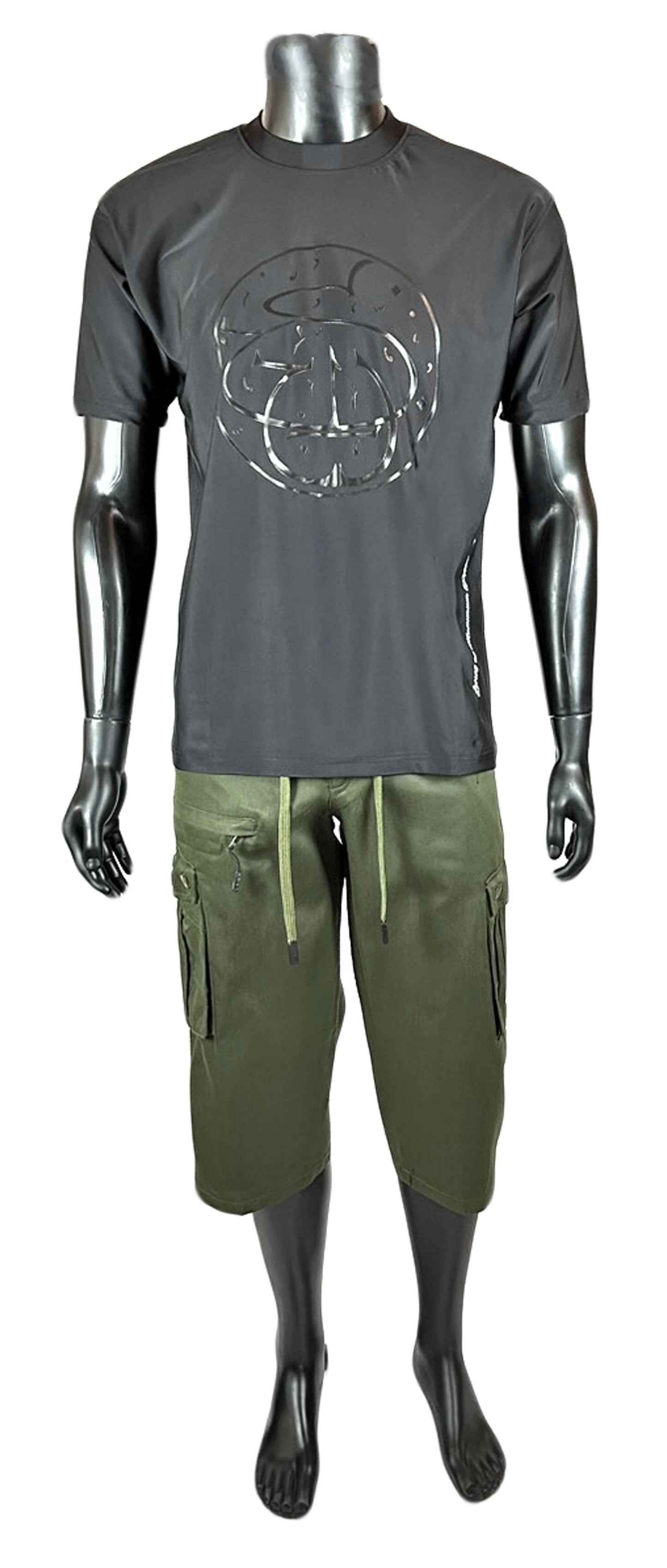 Premium Multi-Pocket Custom Shorts- Green