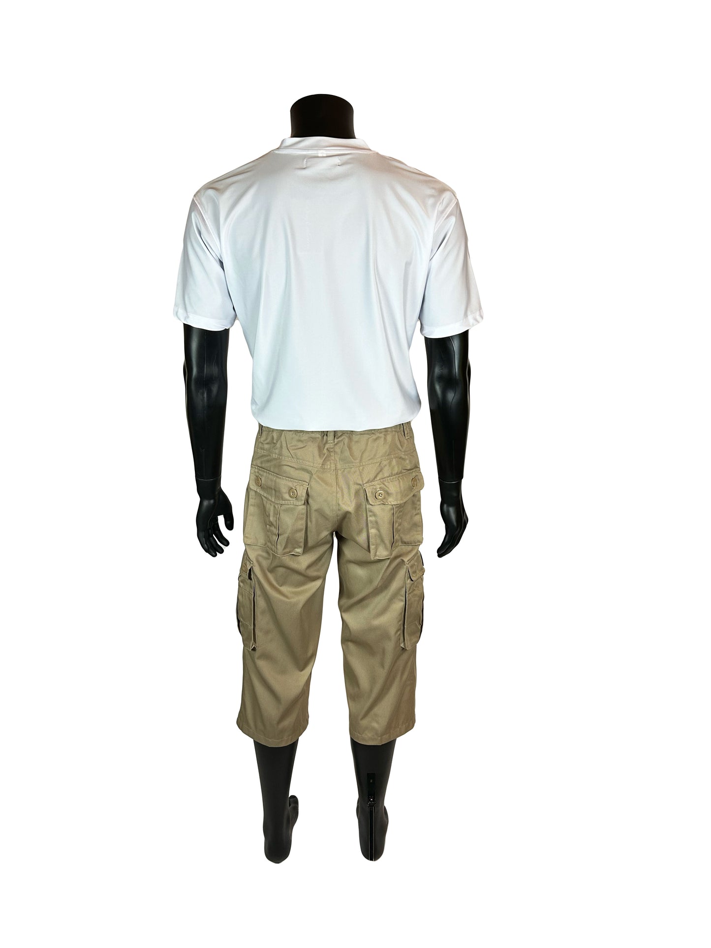 Premium Multi-Pocket Custom Shorts- Beige
