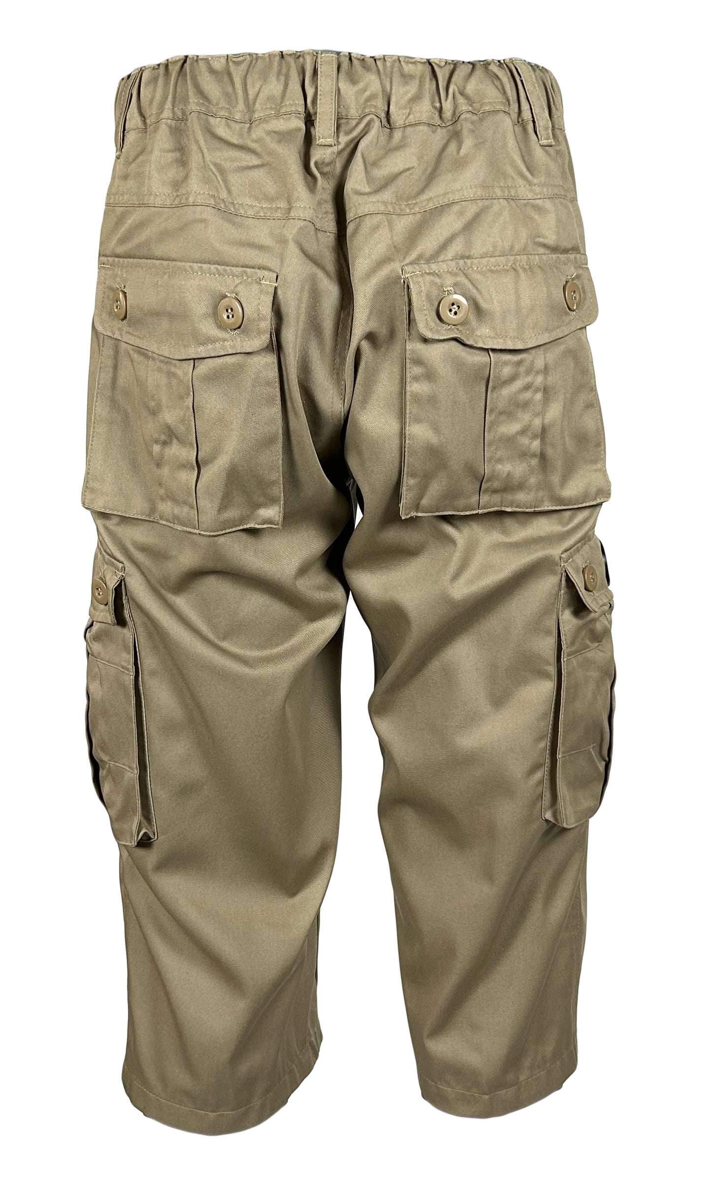 Premium Multi-Pocket Custom Shorts- Beige