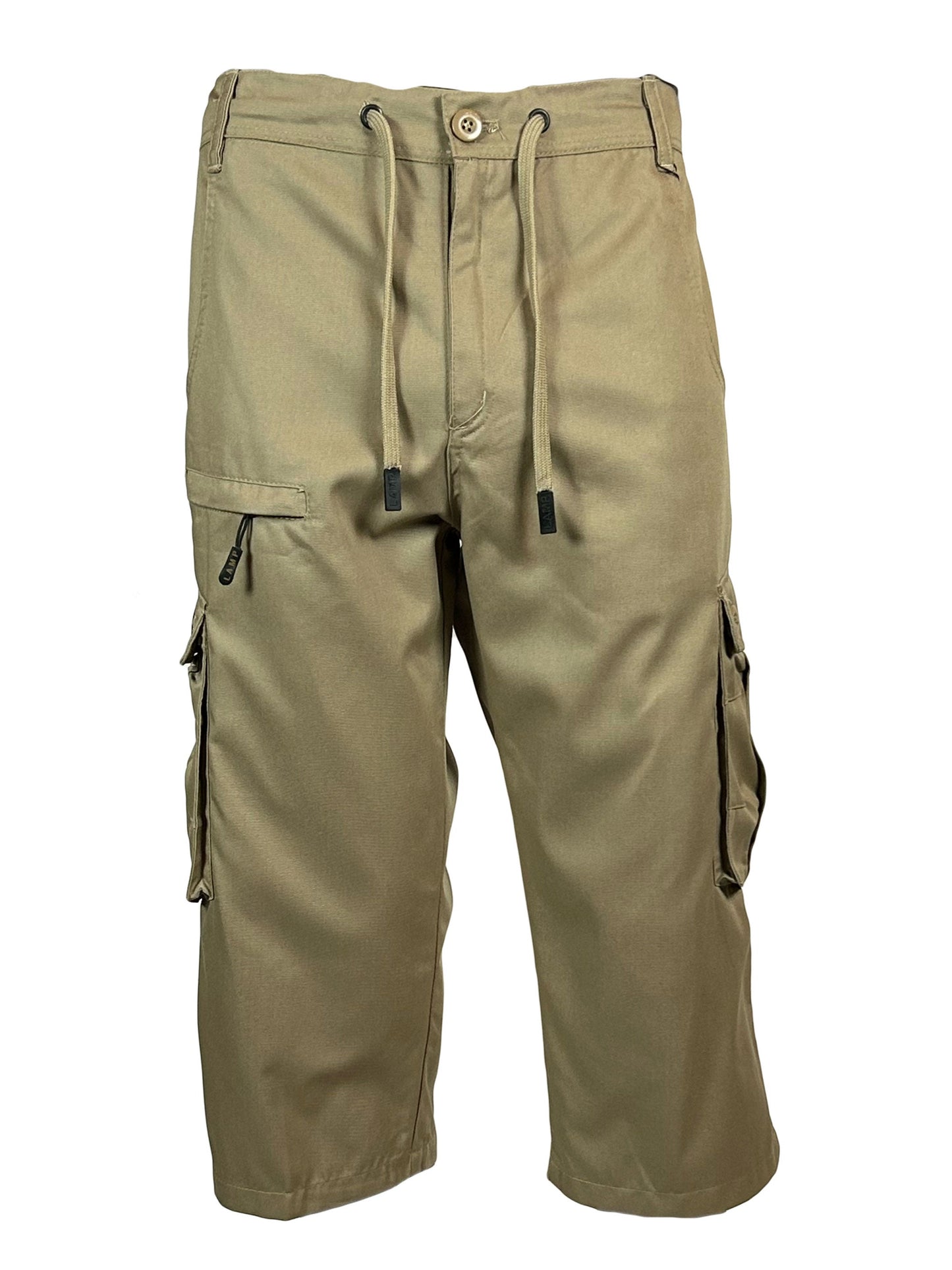 Premium Multi-Pocket Custom Shorts- Beige