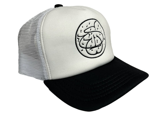 Trucker Hat- Black/White